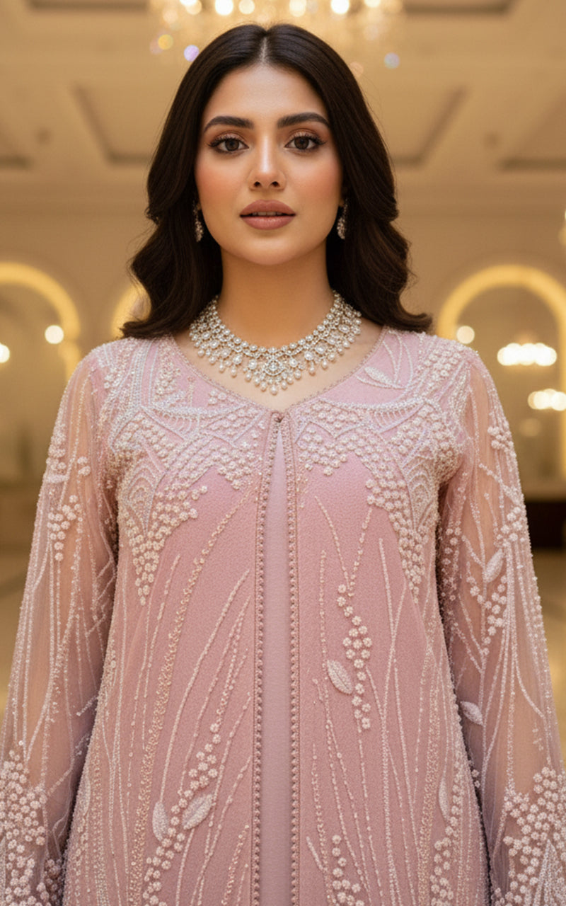 Threads and Motifs | Formal Dresses 25 | Embroidered Jacket - Official Threads and Motifs stockist in UK - Sakeena London