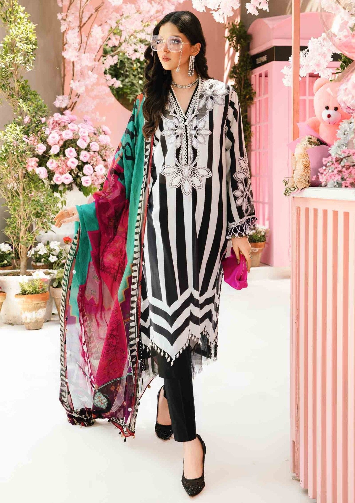 Lawn - Maria B - M Prints - Eid Edit 25 - MPEE#9B
