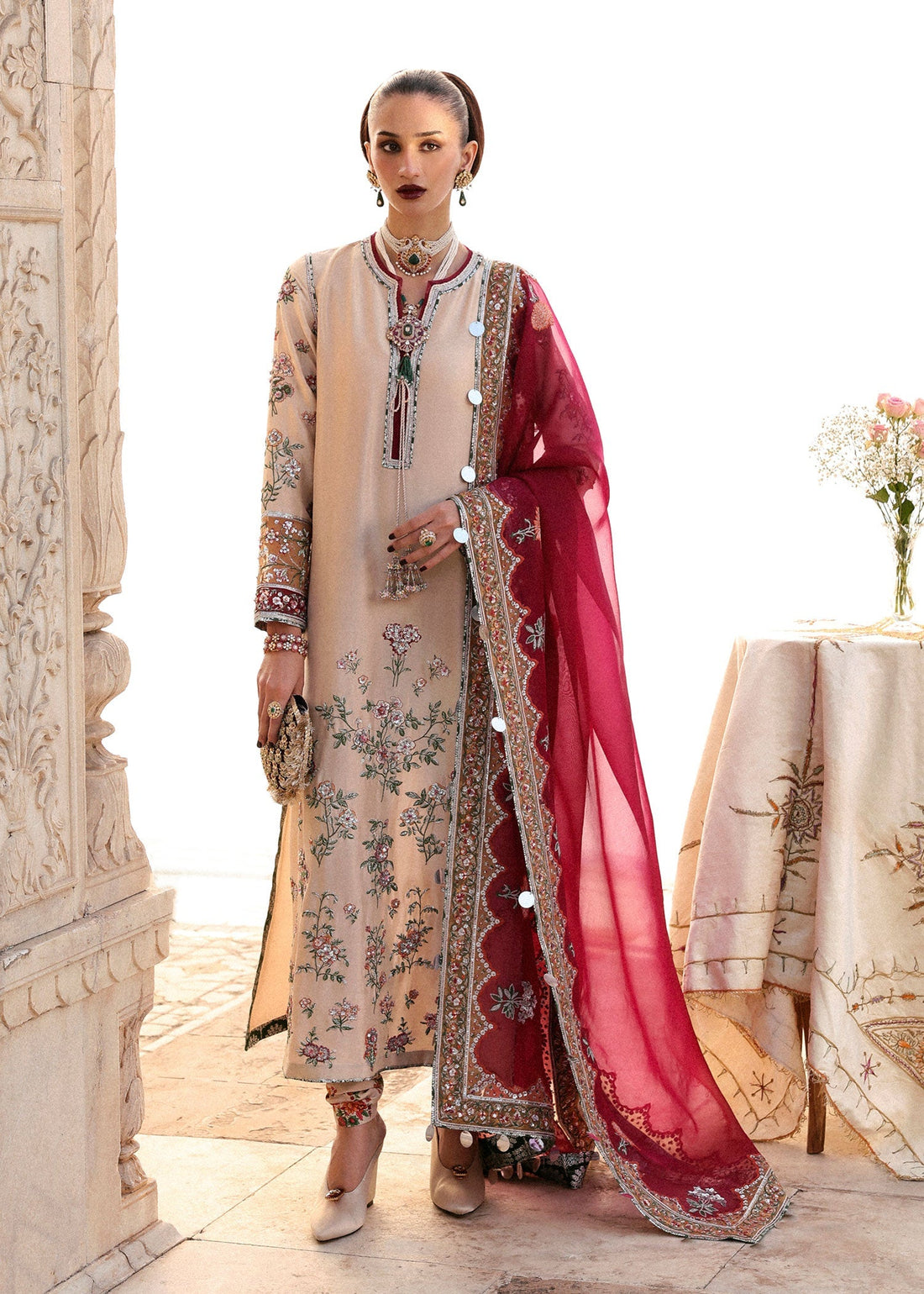 Hussain Rehar | Luxury Pret AW 25 | Florielle - Official Hussain Rehar stockist in UK - Sakeena London