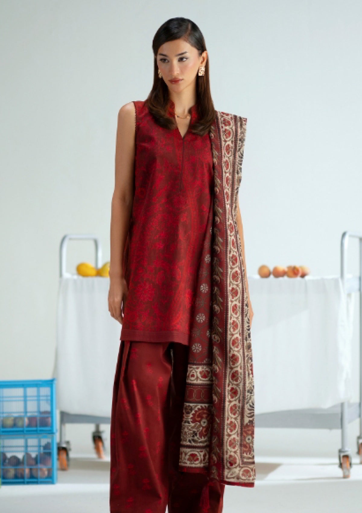 Lawn - Saira Rizwan - Joolie Prints 25 - JPU#07 - MIDNIGHT MUSE