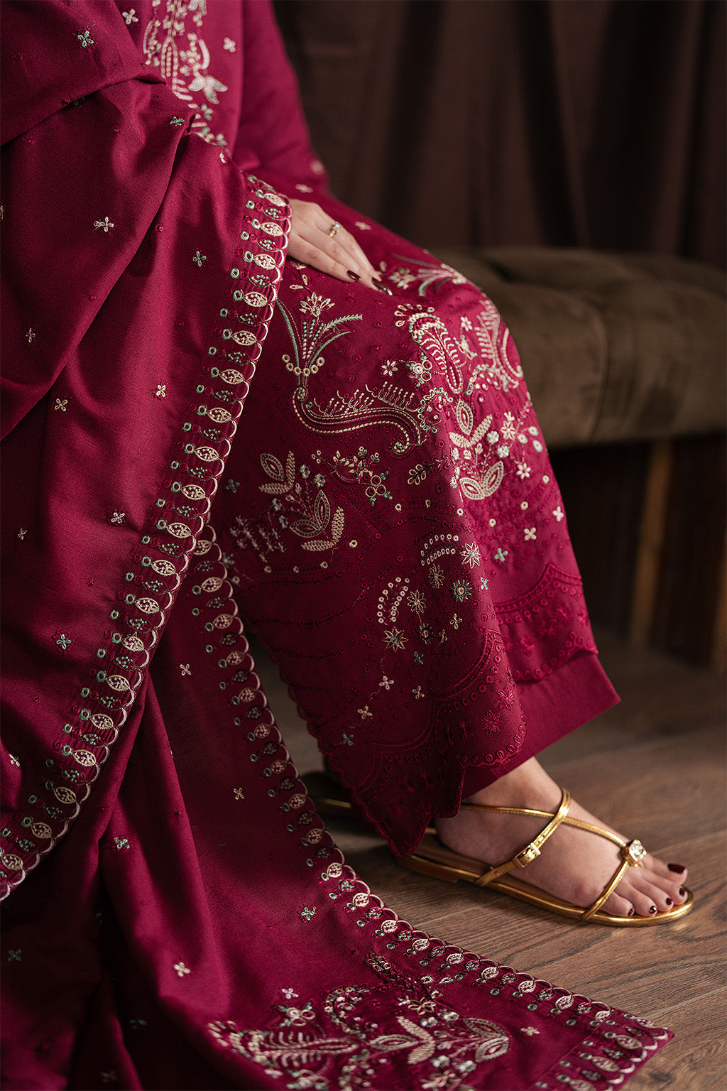 Neeshay | Winter Reverie | Merlot - Official Neeshay stockist in UK - Sakeena London