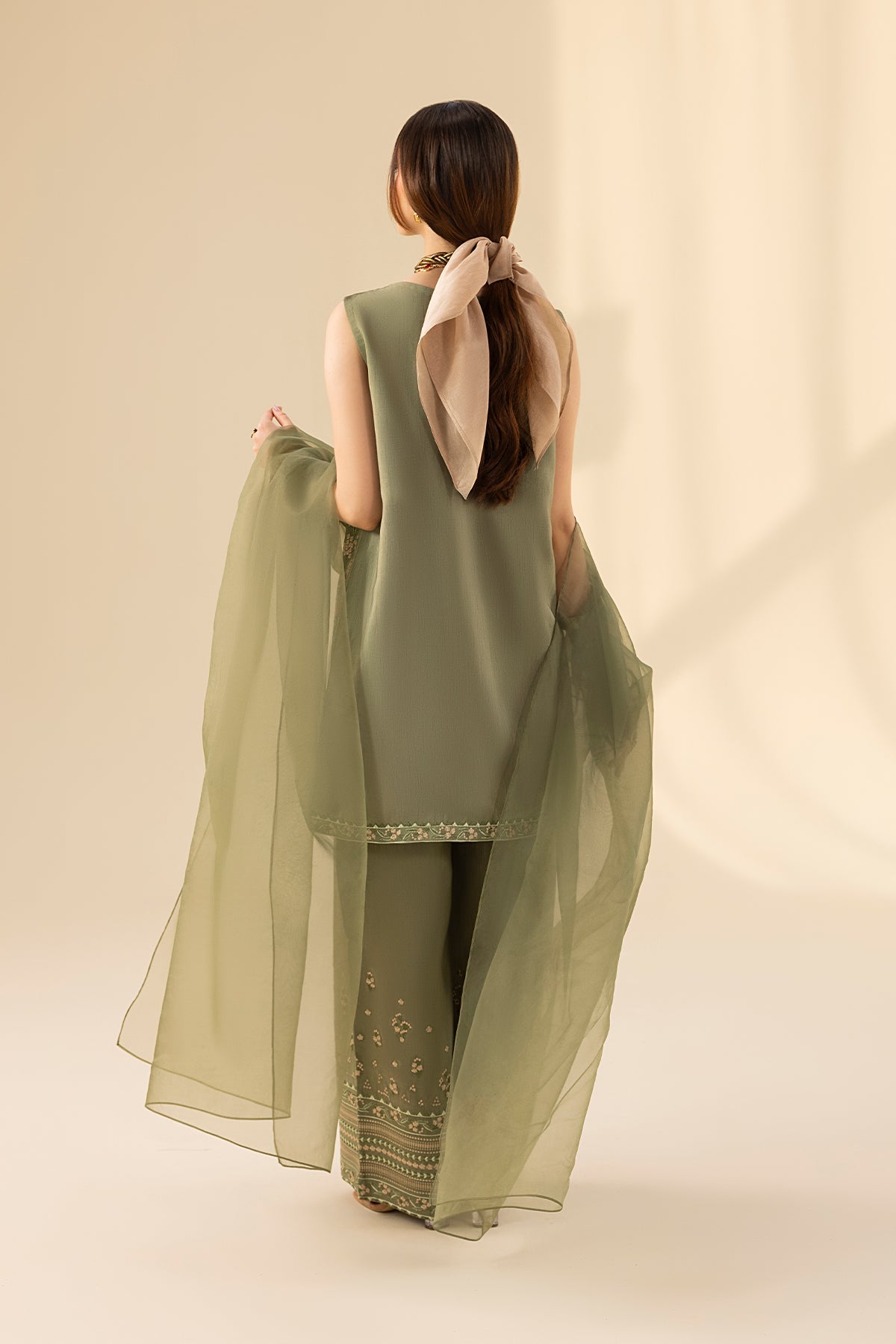 Erum Khan | Lillia Summer Edit | Olive Bloom - Official Erum Khan stockist in UK - Sakeena London