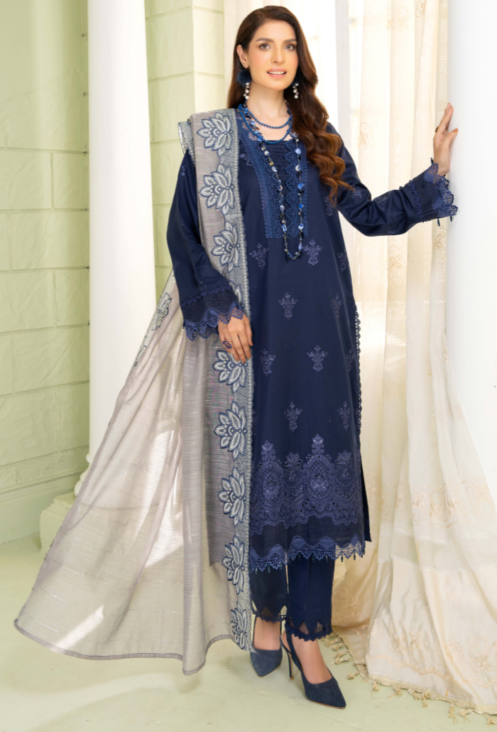 Humdum | Baad e Baharan Lawn | Baad e Baharan - D03 - Official HumDum stockist in UK - Sakeena London