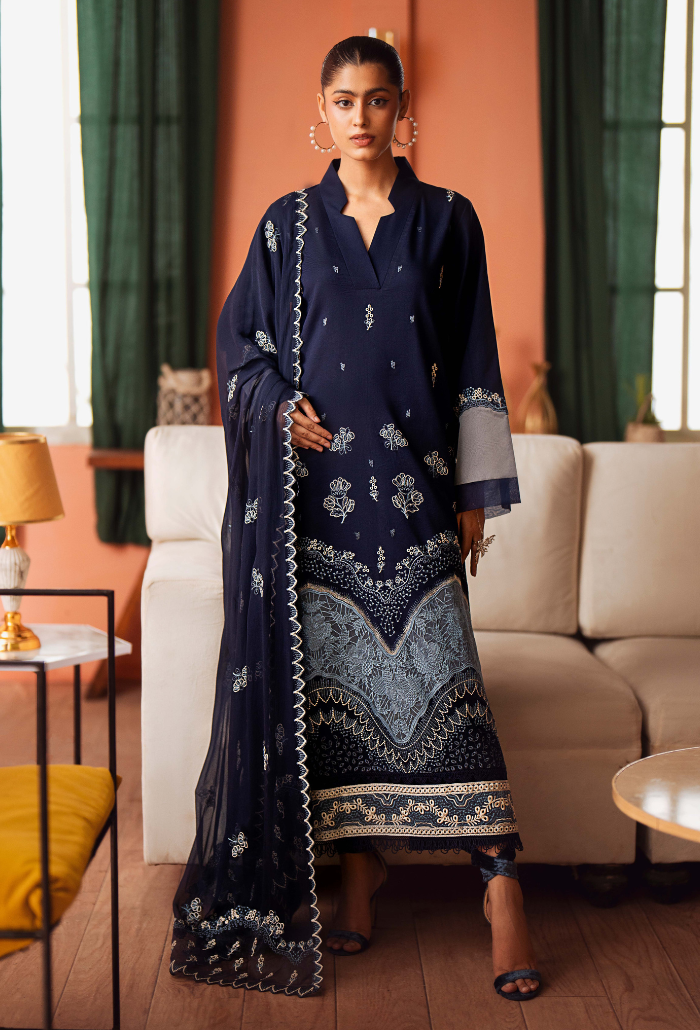 Humdum | Lala Rukh Lawn | Lalarukh - D08 - Official Humdum stockist in UK - Sakeena London