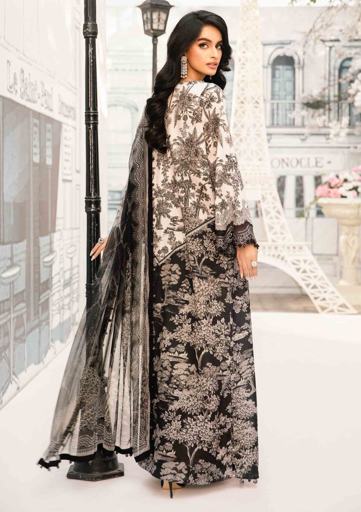 Lawn - Maria B - M Prints - Eid Edit 25 - MPEE#8B