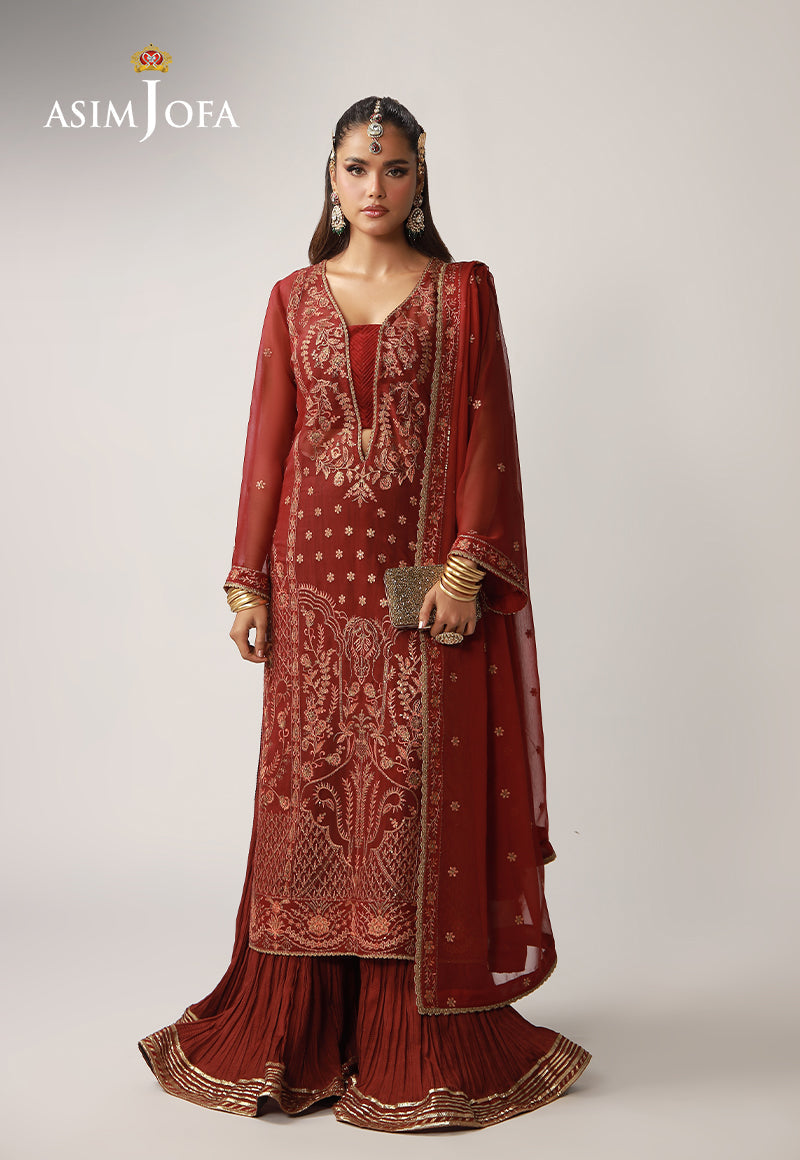 Asim Jofa | Layaan Festive Collection | AJULO-11 - Official Asim Jofa stockist in UK - Sakeena London