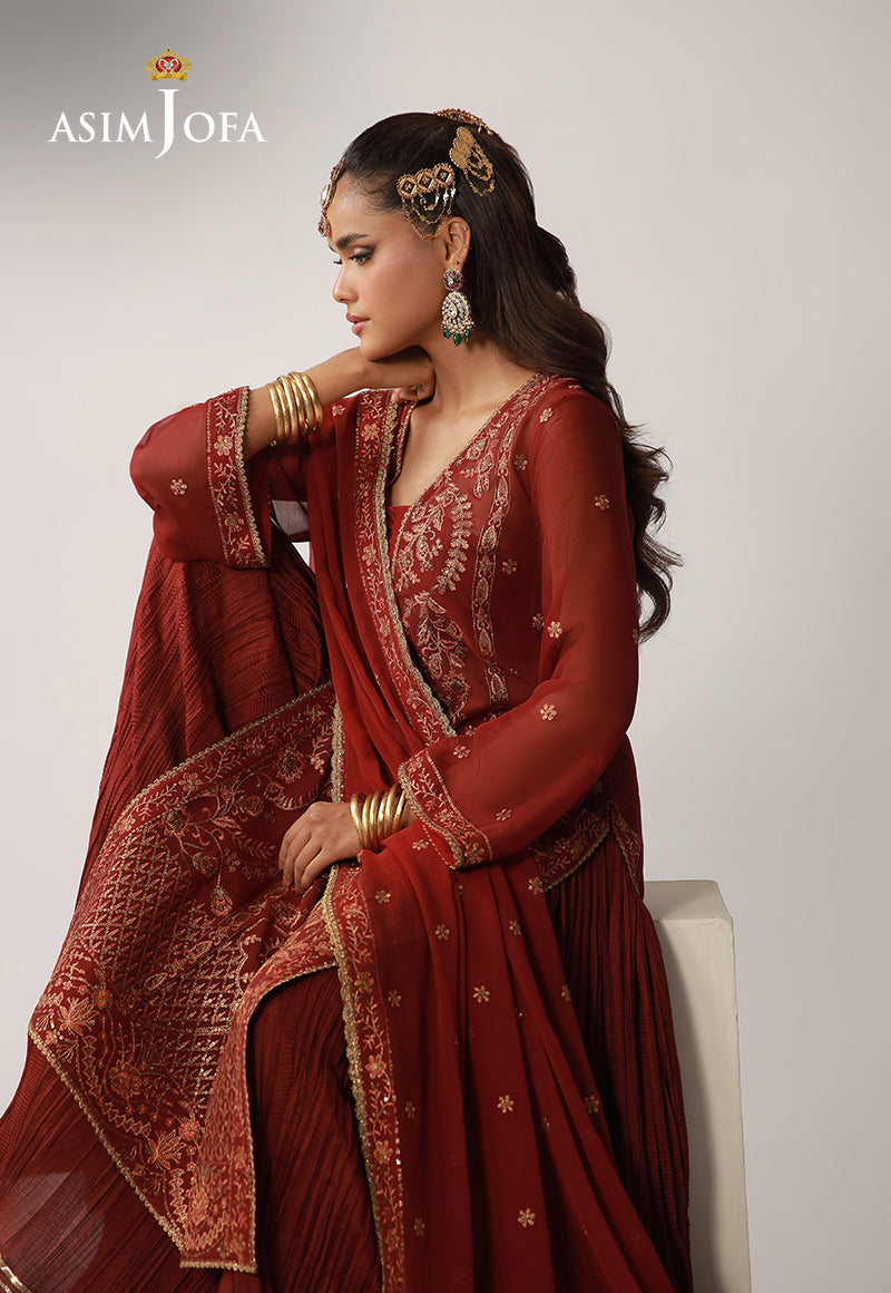 Asim Jofa | Layaan Festive Collection | AJULO-11 - Official Asim Jofa stockist in UK - Sakeena London