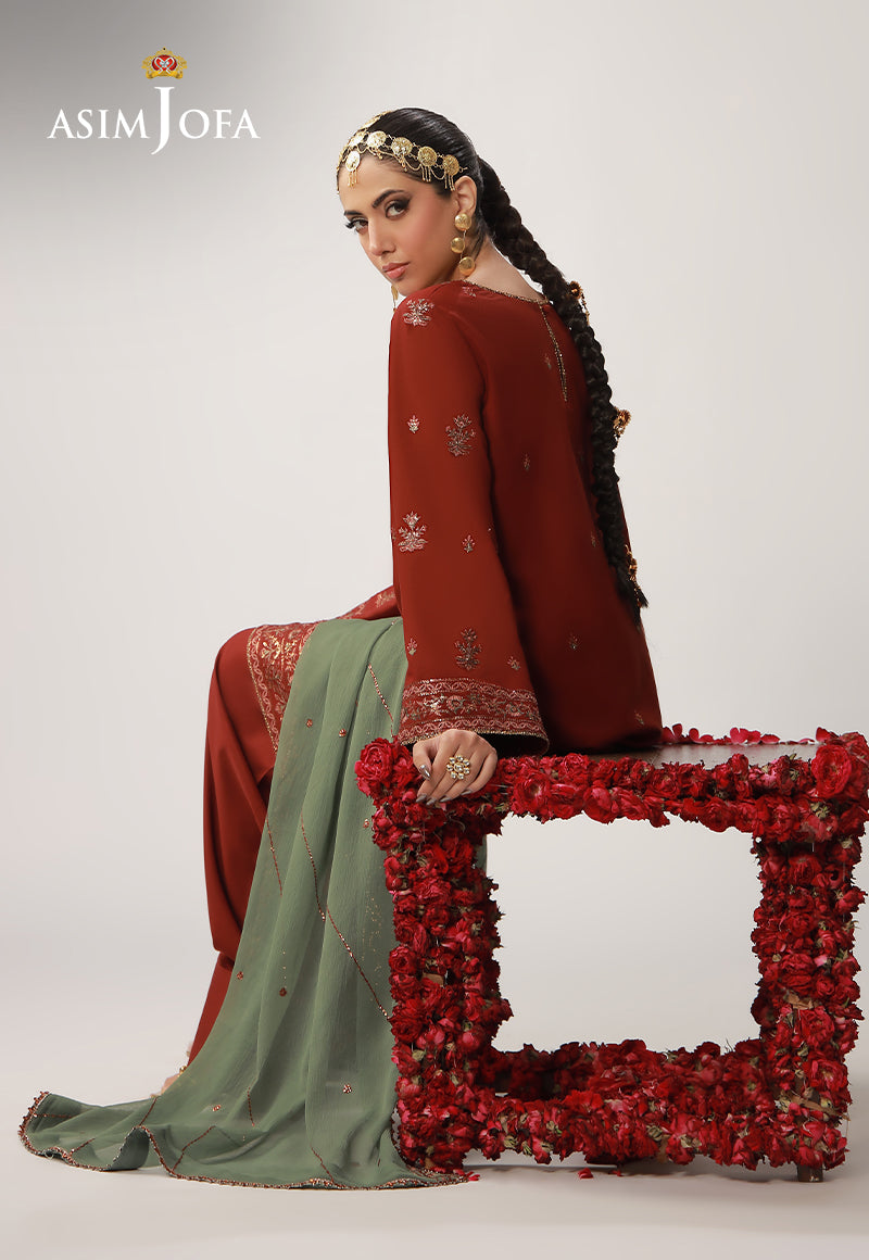 Asim Jofa | Layaan Festive Collection | AJULO-05 - Official Asim Jofa stockist in UK - Sakeena London