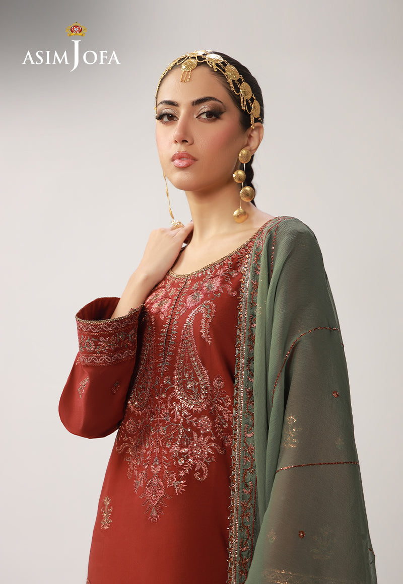 Asim Jofa | Layaan Festive Collection | AJULO-05 - Official Asim Jofa stockist in UK - Sakeena London