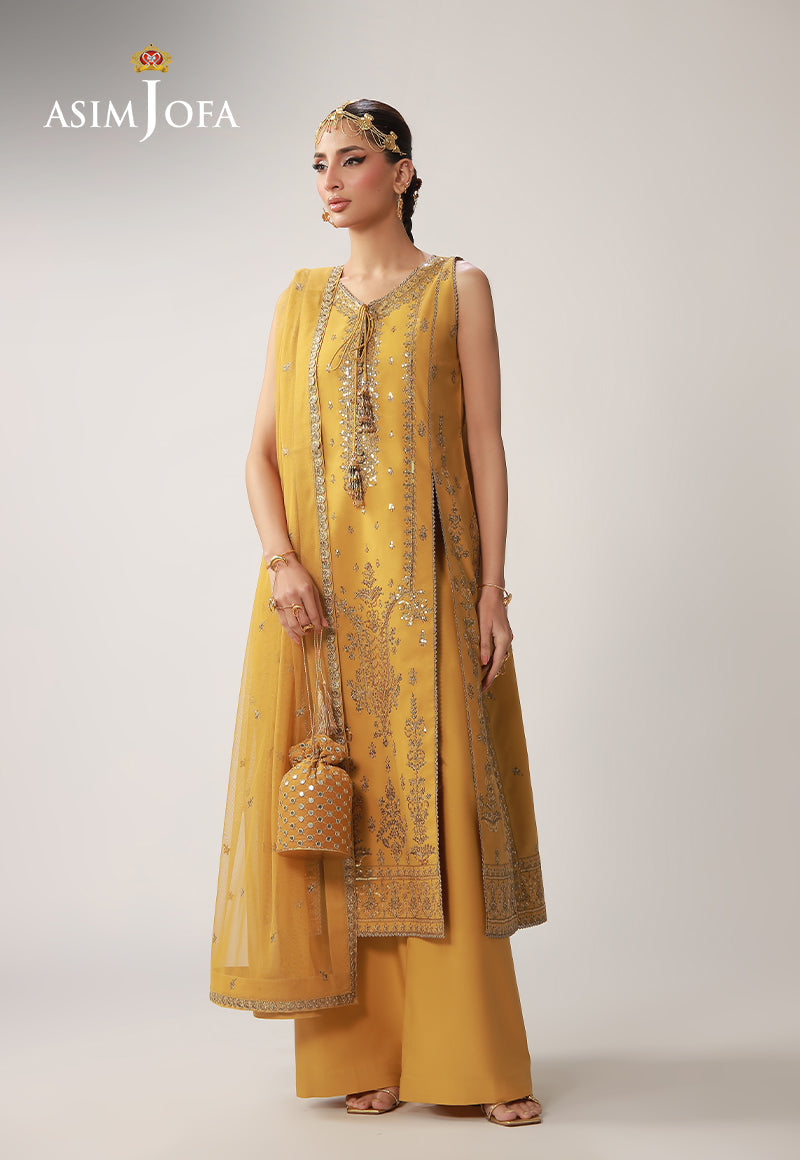 Asim Jofa | Layaan Festive Collection | AJULO-09 - Official Asim Jofa stockist in UK - Sakeena London