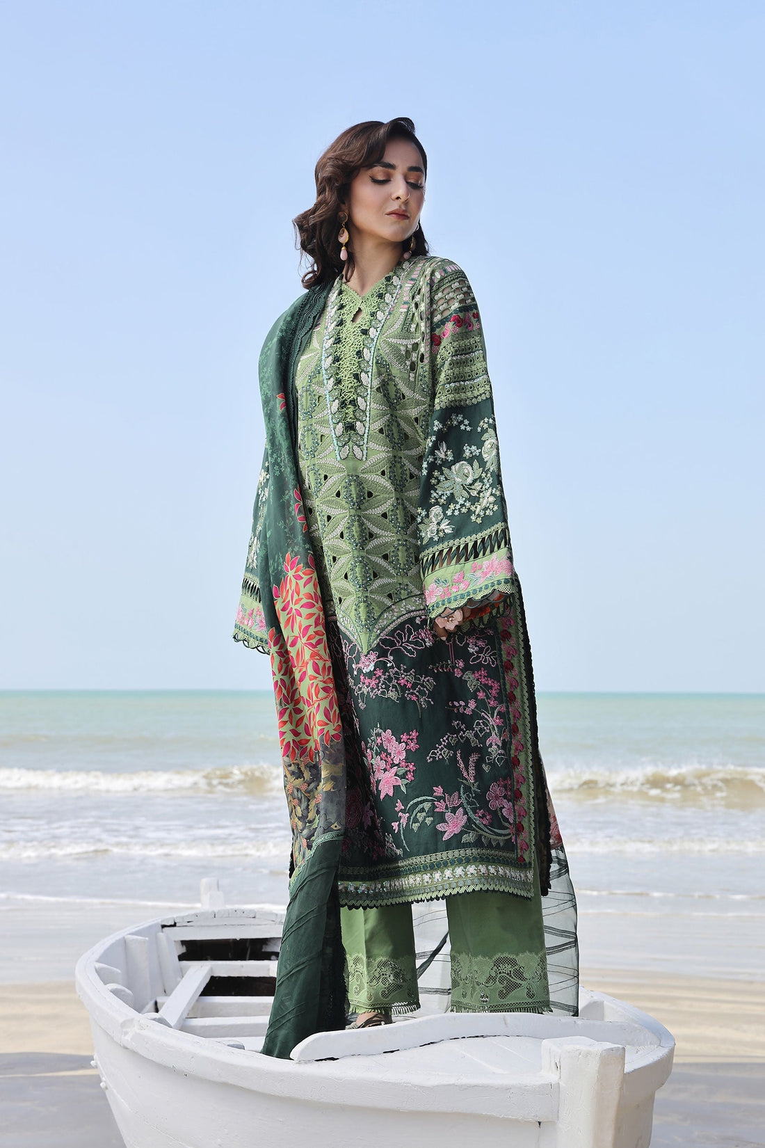 Maryam Hussain | Luxury Lawn 24 | GARDENIA - Official Maryam Hussain stockist in UK - Sakeena London