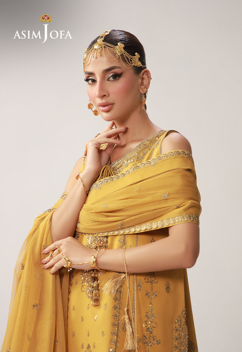 Asim Jofa | Layaan Festive Collection | AJULO-09 - Official Asim Jofa stockist in UK - Sakeena London