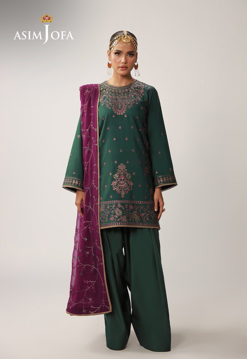 Asim Jofa | Layaan Festive Collection | AJULO-06 - Official Asim Jofa stockist in UK - Sakeena London