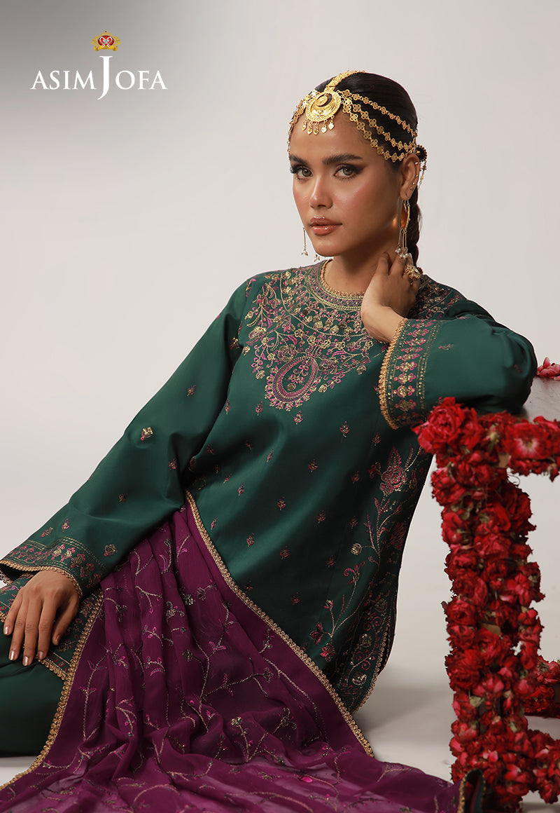 Asim Jofa | Layaan Festive Collection | AJULO-06 - Official Asim Jofa stockist in UK - Sakeena London