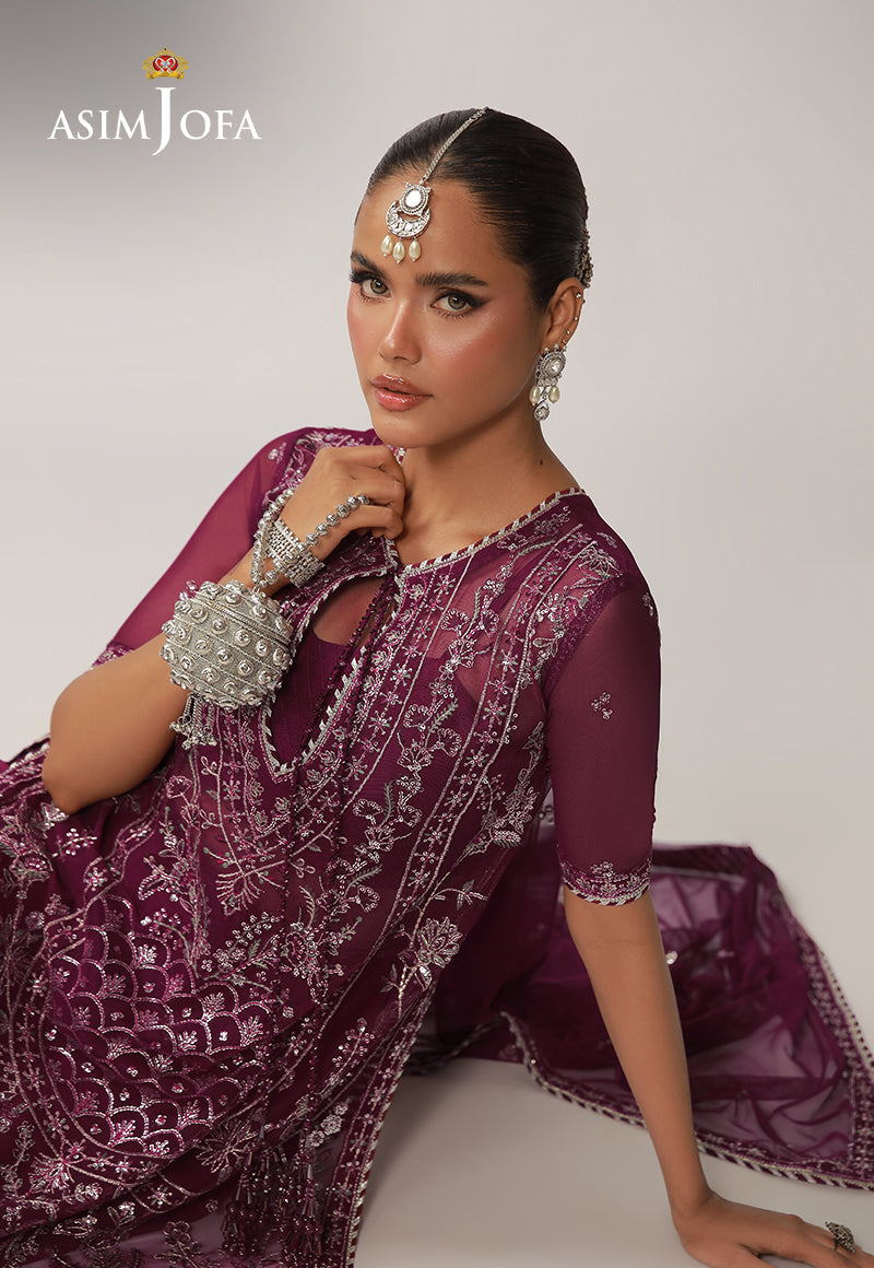 Asim Jofa | Layaan Festive Collection | AJULO-04 - Official Asim Jofa stockist in UK - Sakeena London