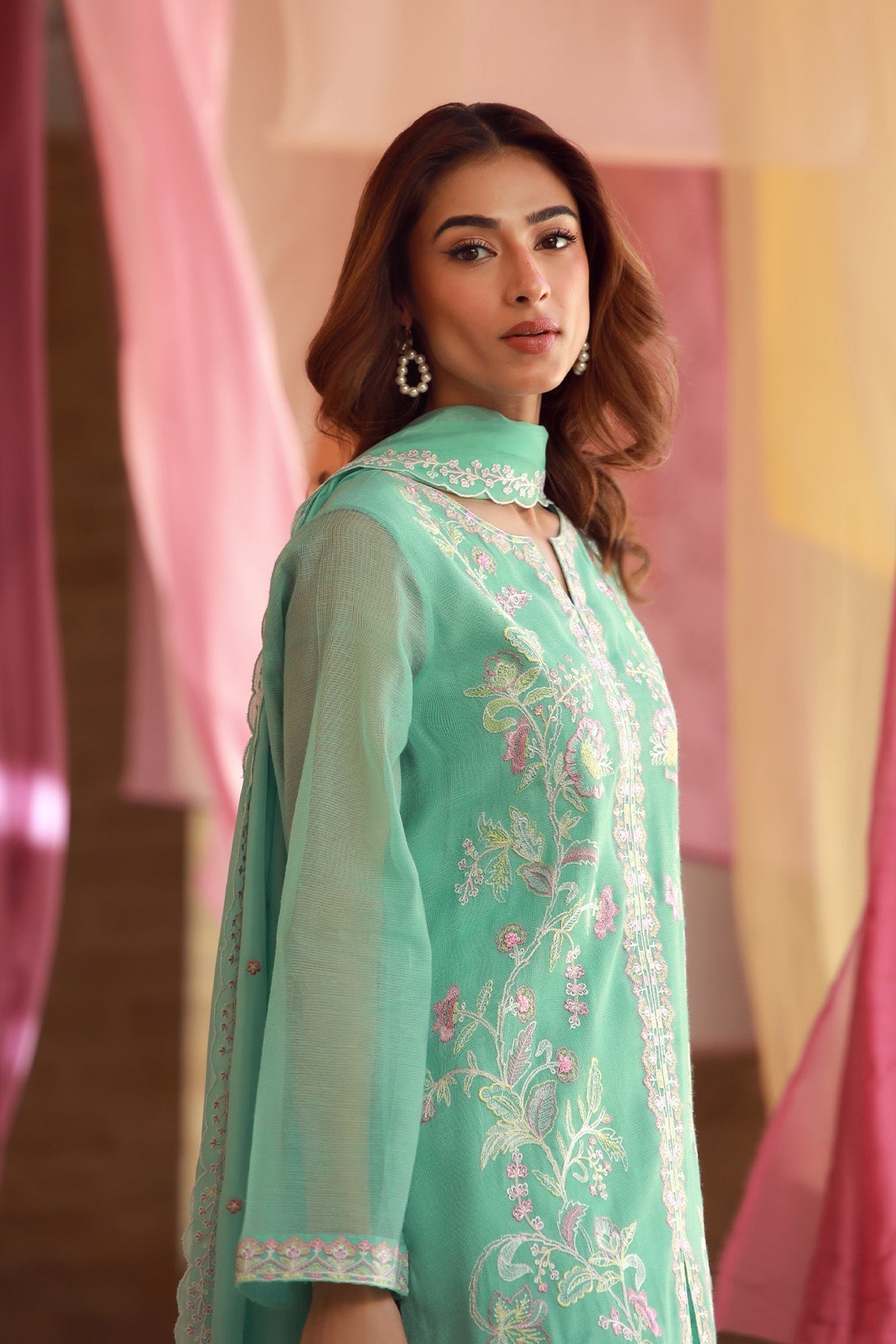 Sahar | Luxe Pret 25 | Mint Petal - Official Sahar stockist in UK - Sakeena London