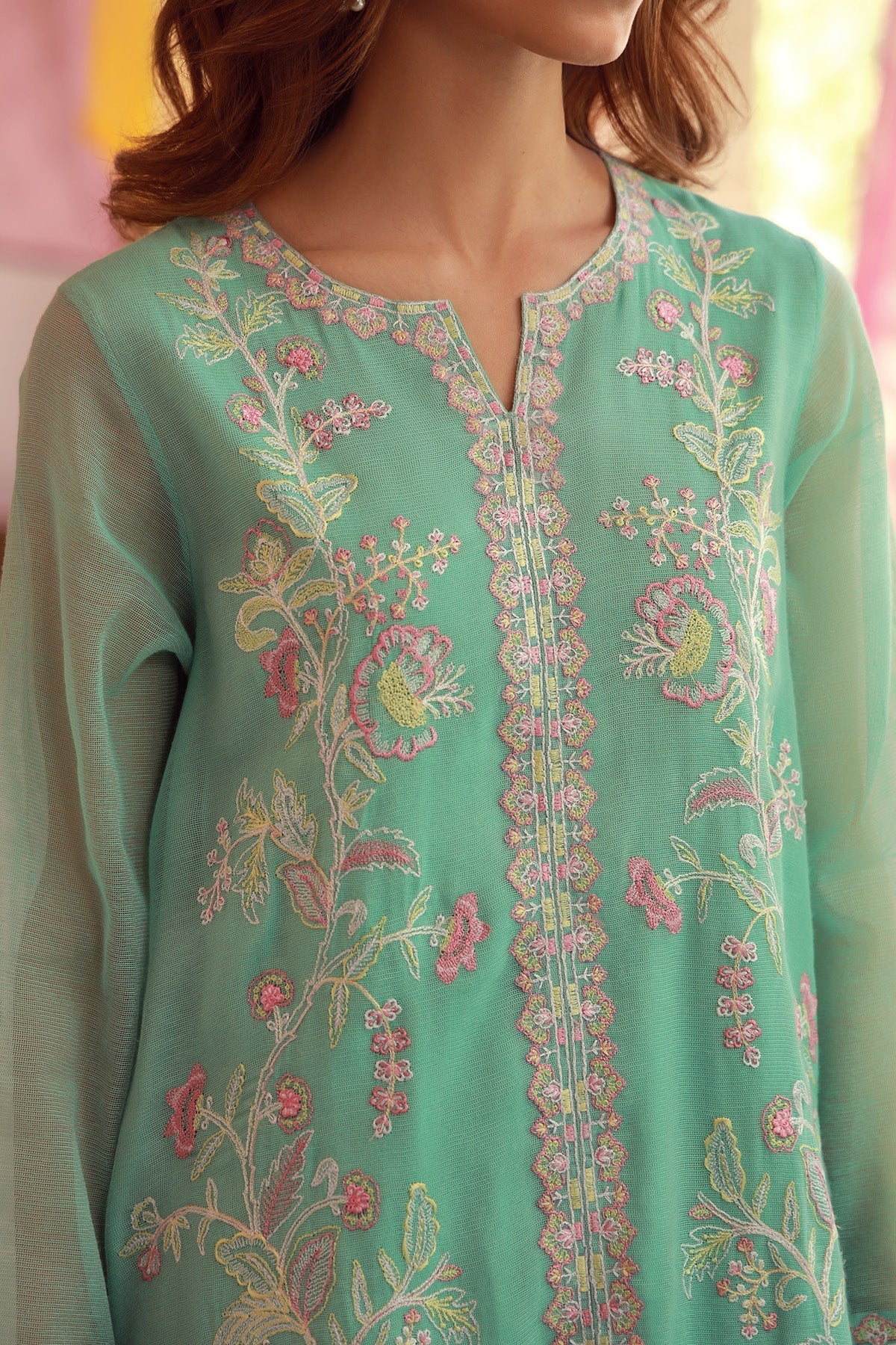 Sahar | Luxe Pret 25 | Mint Petal - Official Sahar stockist in UK - Sakeena London