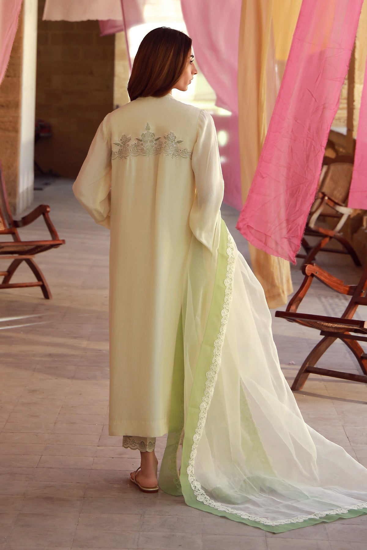 Sahar | Luxe Pret 25 | Ivory Meadow - Official Sahar stockist in UK - Sakeena London