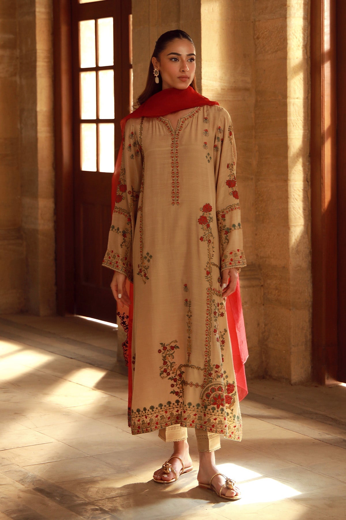 Sahar | Luxe Pret 25 | Crimson Bronze - Official Sahar stockist in UK - Sakeena London