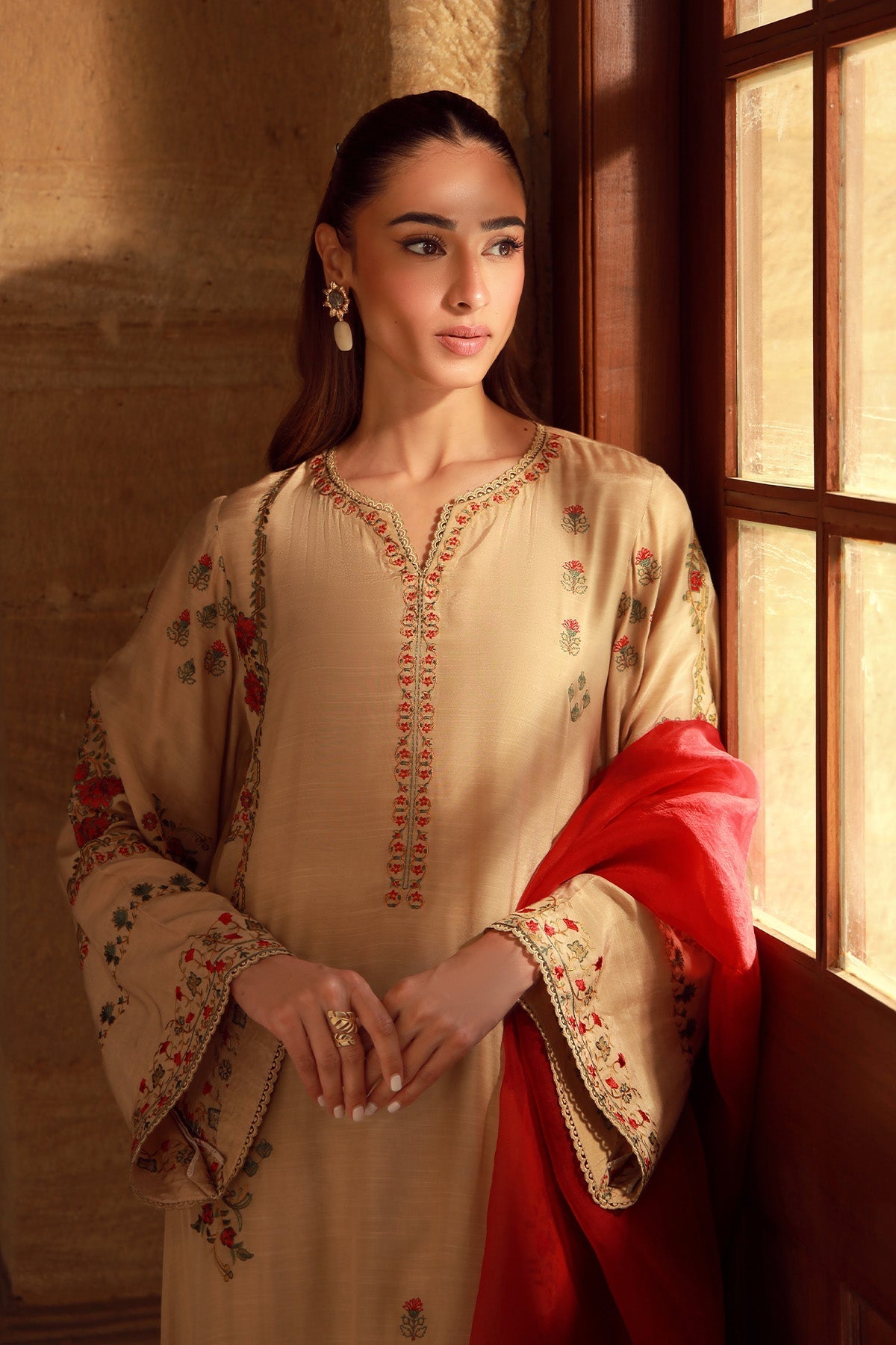 Sahar | Luxe Pret 25 | Crimson Bronze - Official Sahar stockist in UK - Sakeena London