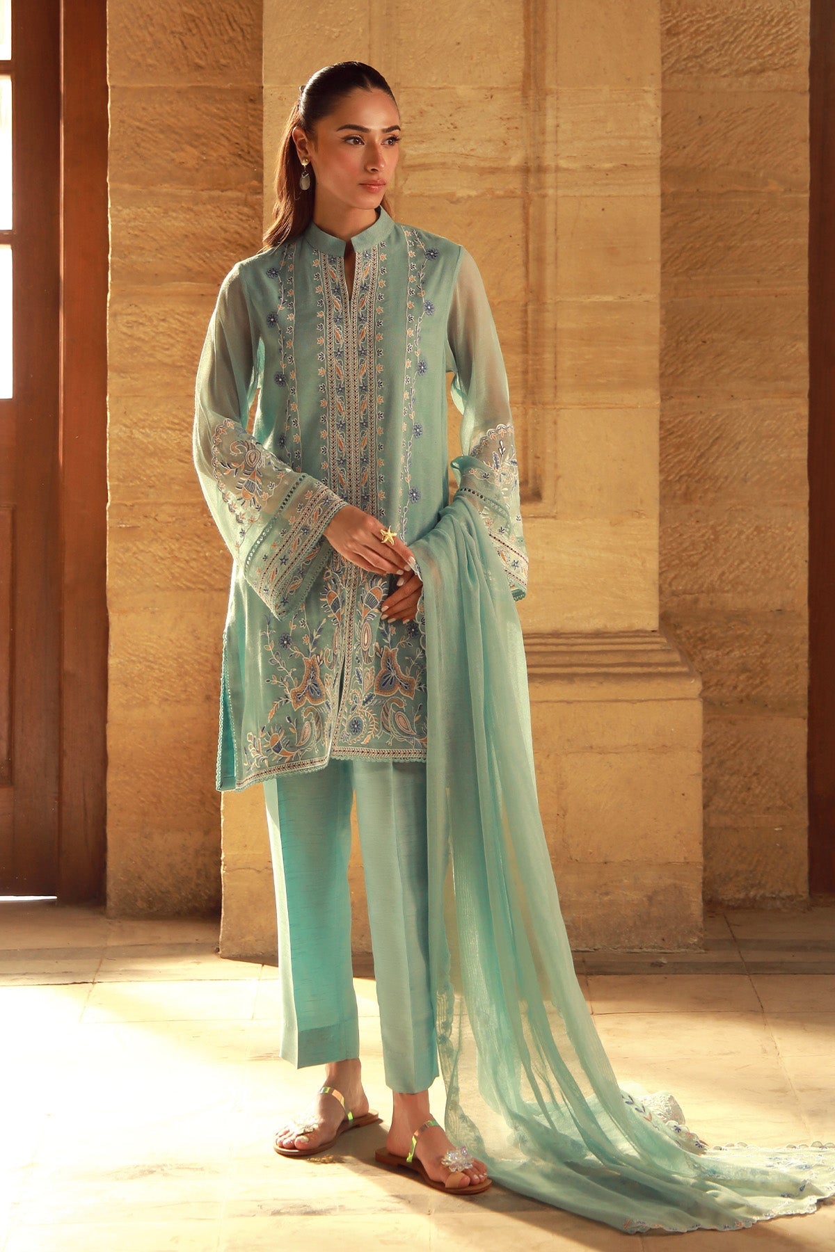 Sahar | Luxe Pret 25 | Persian Turquoise - Official Sahar stockist in UK - Sakeena London