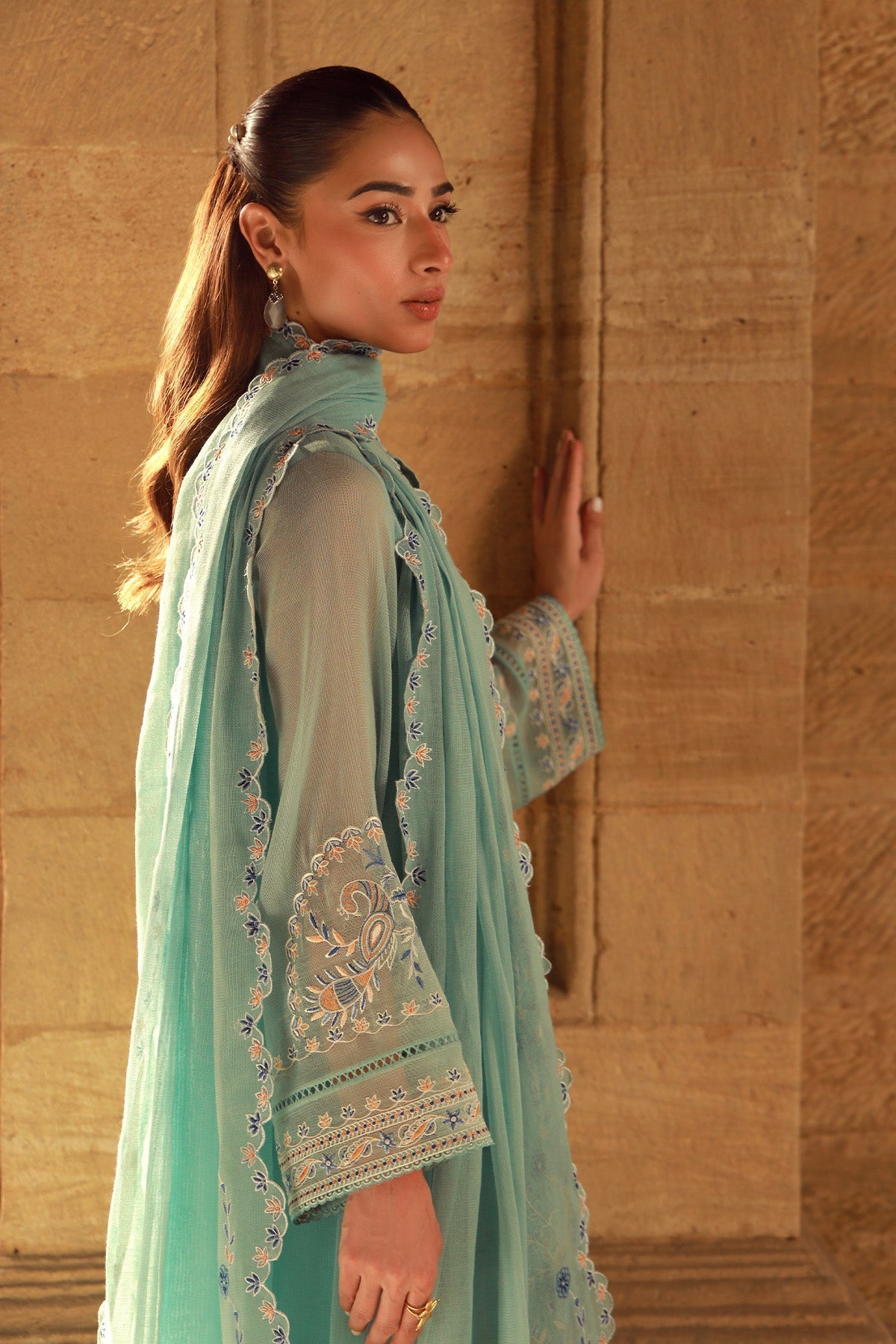 Sahar | Luxe Pret 25 | Persian Turquoise - Official Sahar stockist in UK - Sakeena London
