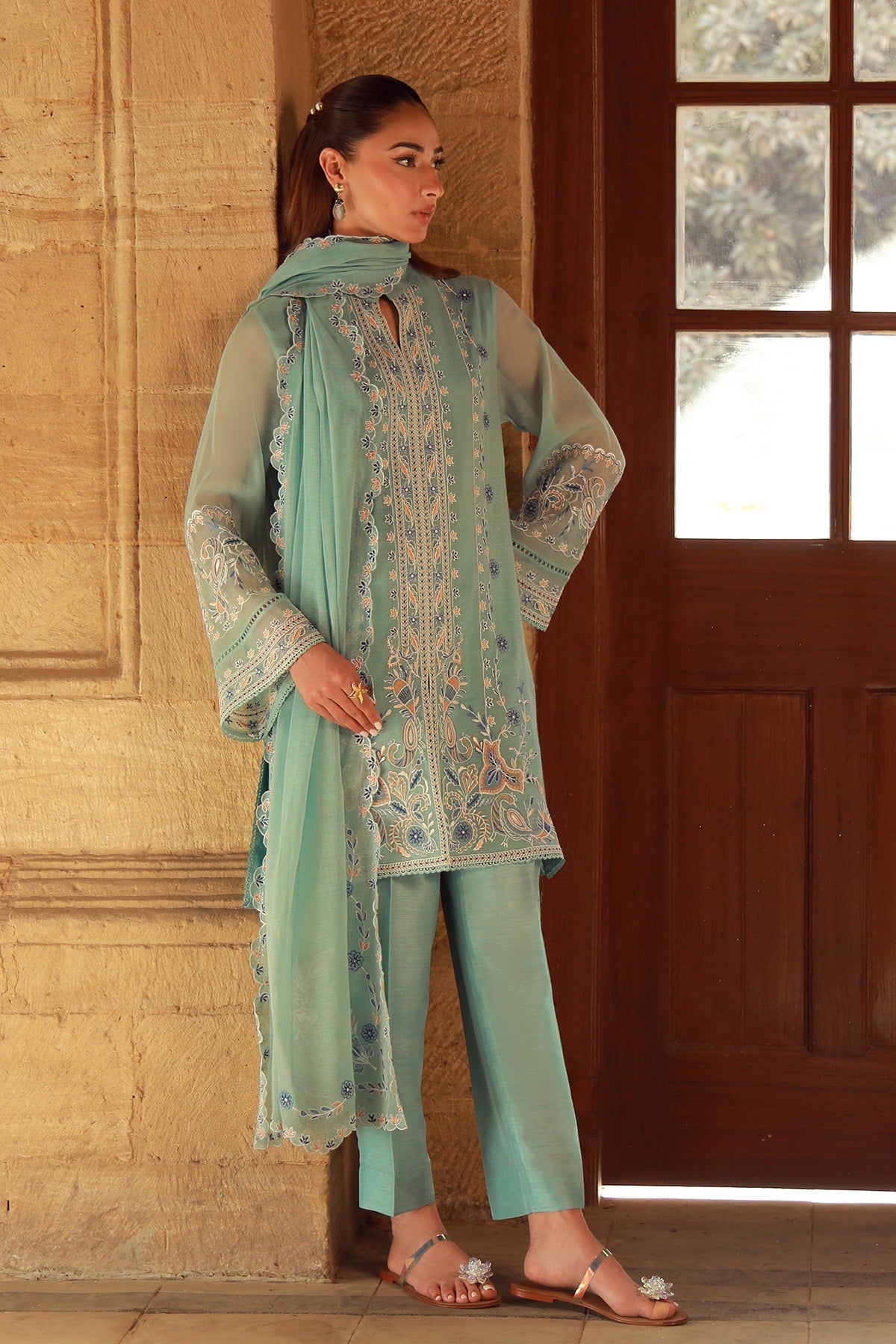 Sahar | Luxe Pret 25 | Persian Turquoise - Official Sahar stockist in UK - Sakeena London