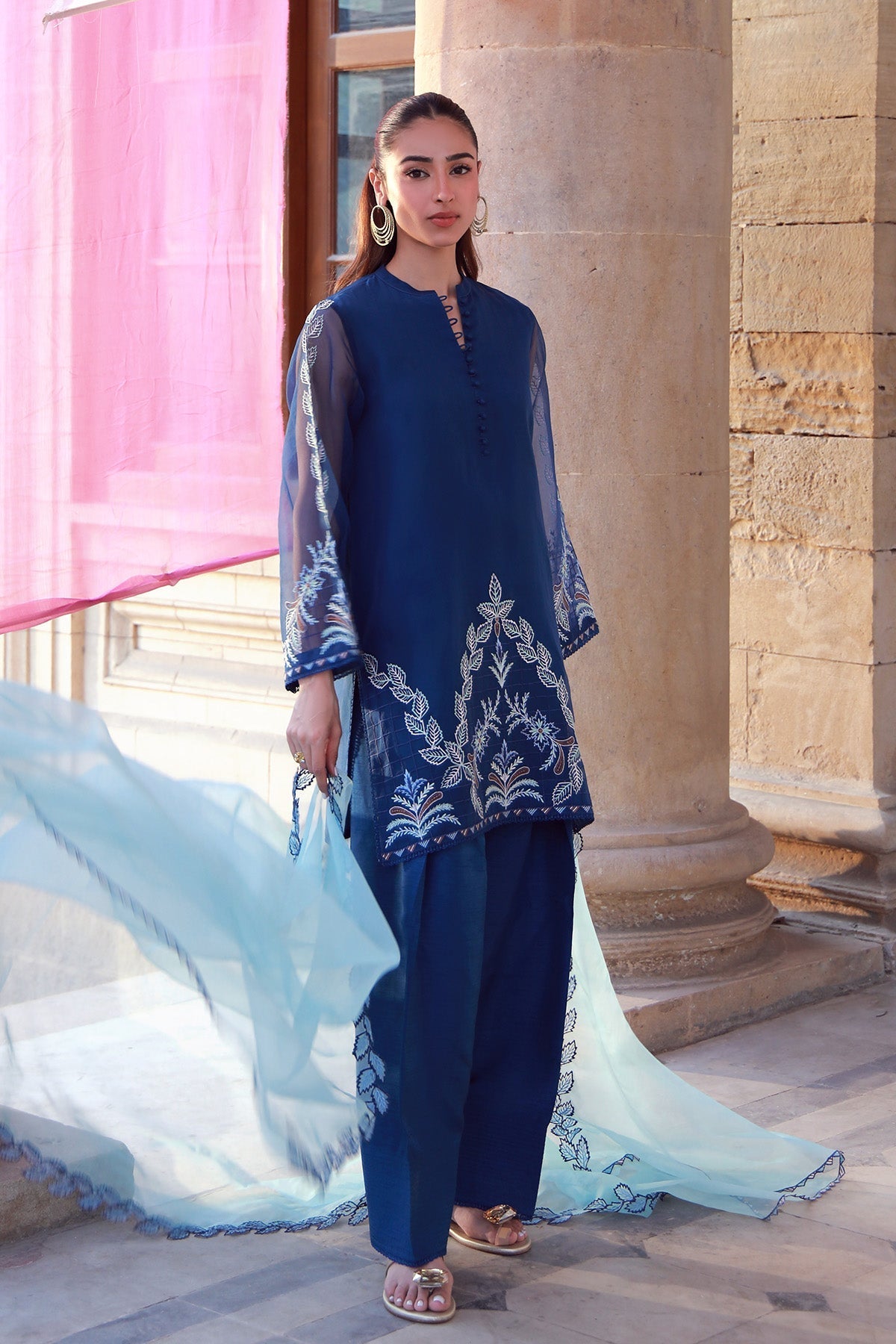 Sahar | Luxe Pret 25 | Aqua Dream - Official Sahar stockist in UK - Sakeena London