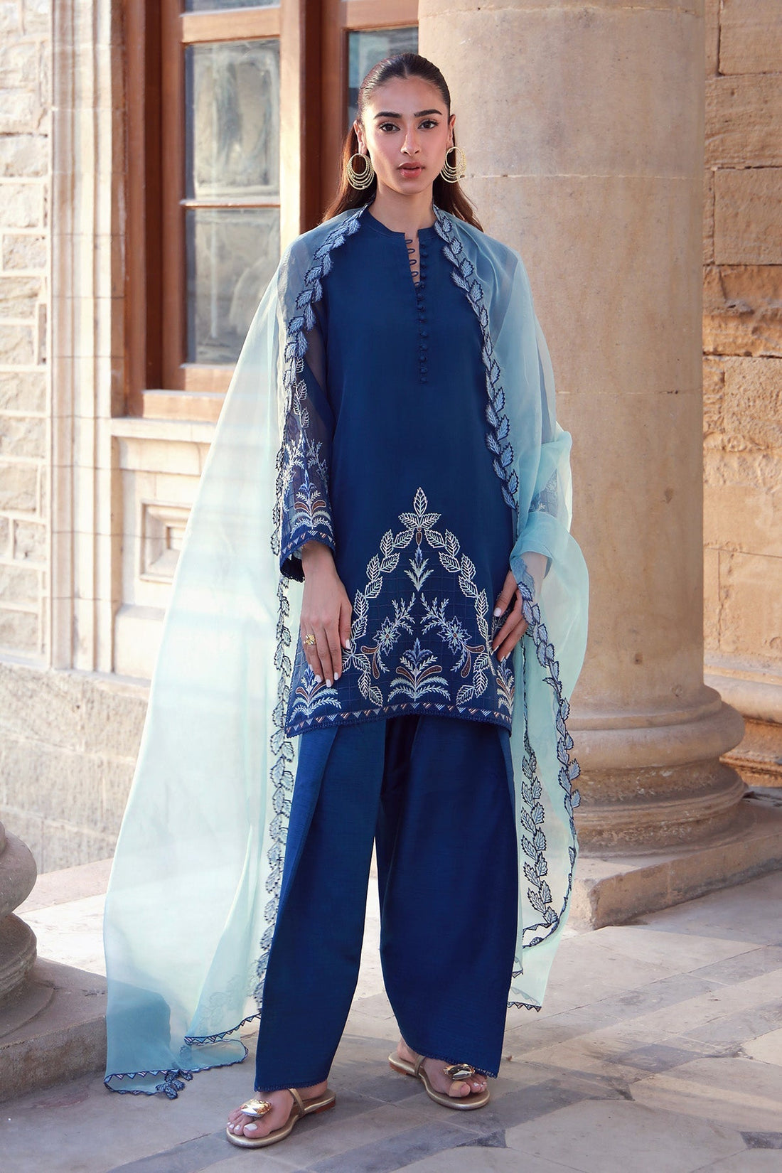 Sahar | Luxe Pret 25 | Aqua Dream - Official Sahar stockist in UK - Sakeena London