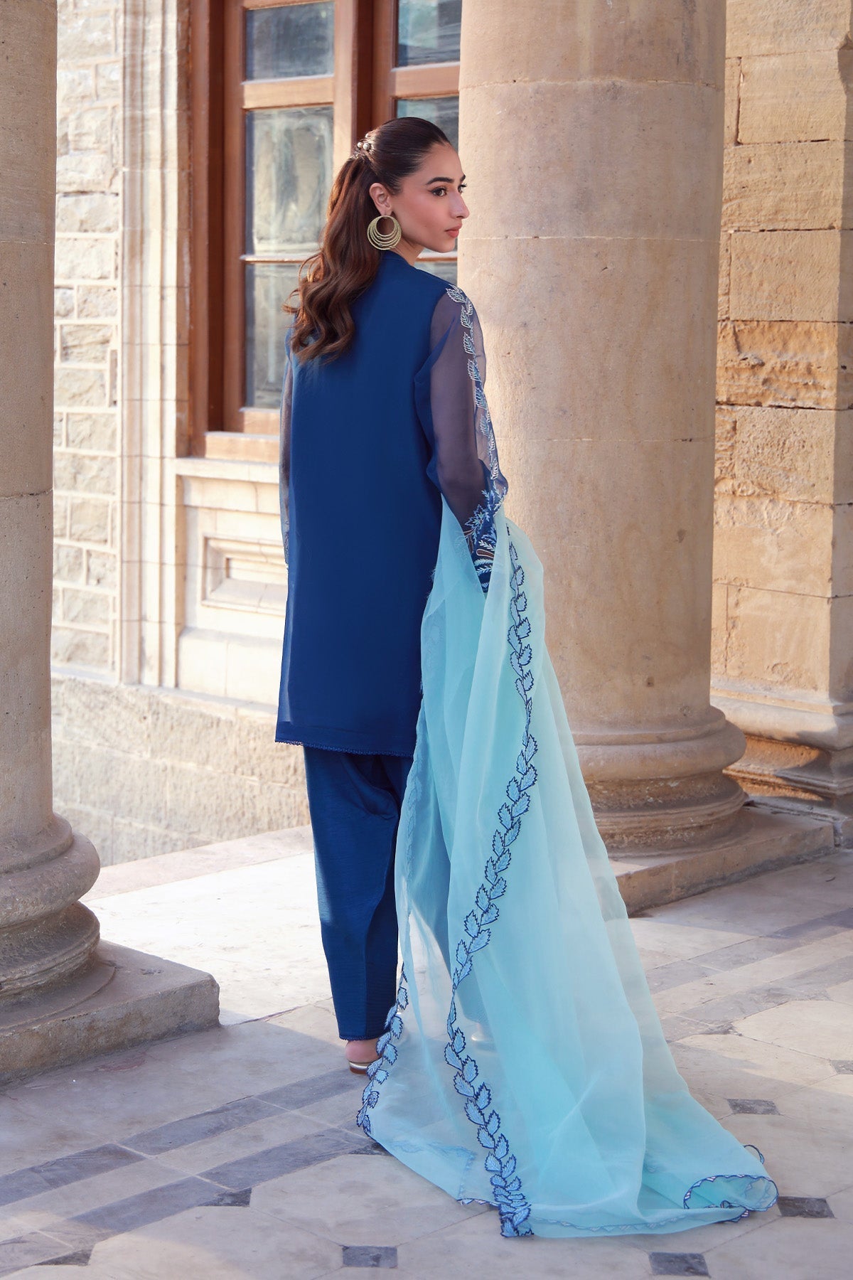 Sahar | Luxe Pret 25 | Aqua Dream - Official Sahar stockist in UK - Sakeena London