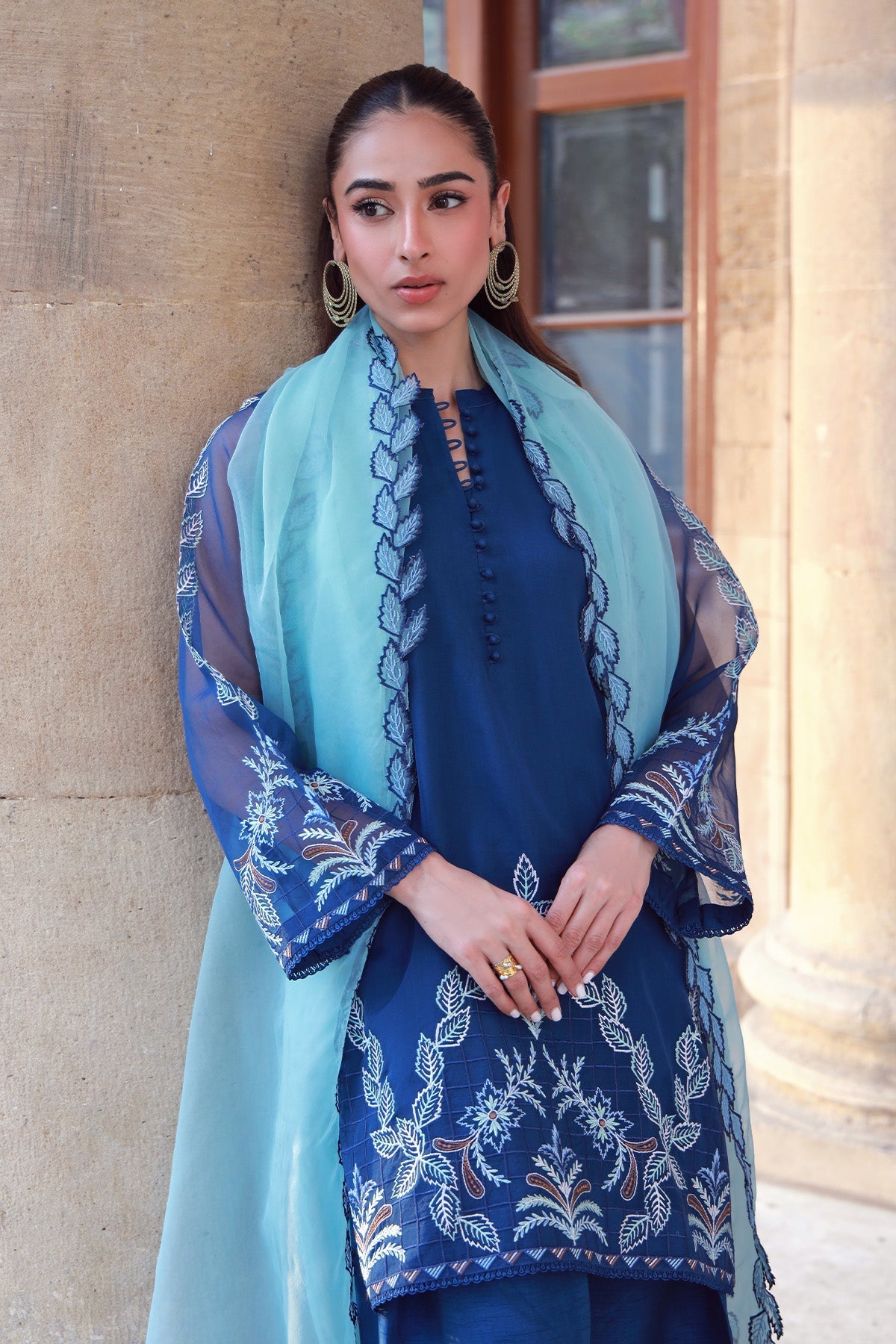 Sahar | Luxe Pret 25 | Aqua Dream - Official Sahar stockist in UK - Sakeena London