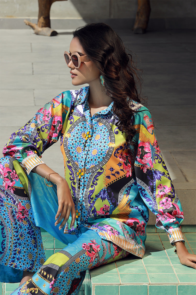 Wardha Saleem | Luxury Pret Fusion Wear | VERA (2PC) - Official Wardha Saleem stockist in UK - Sakeena London