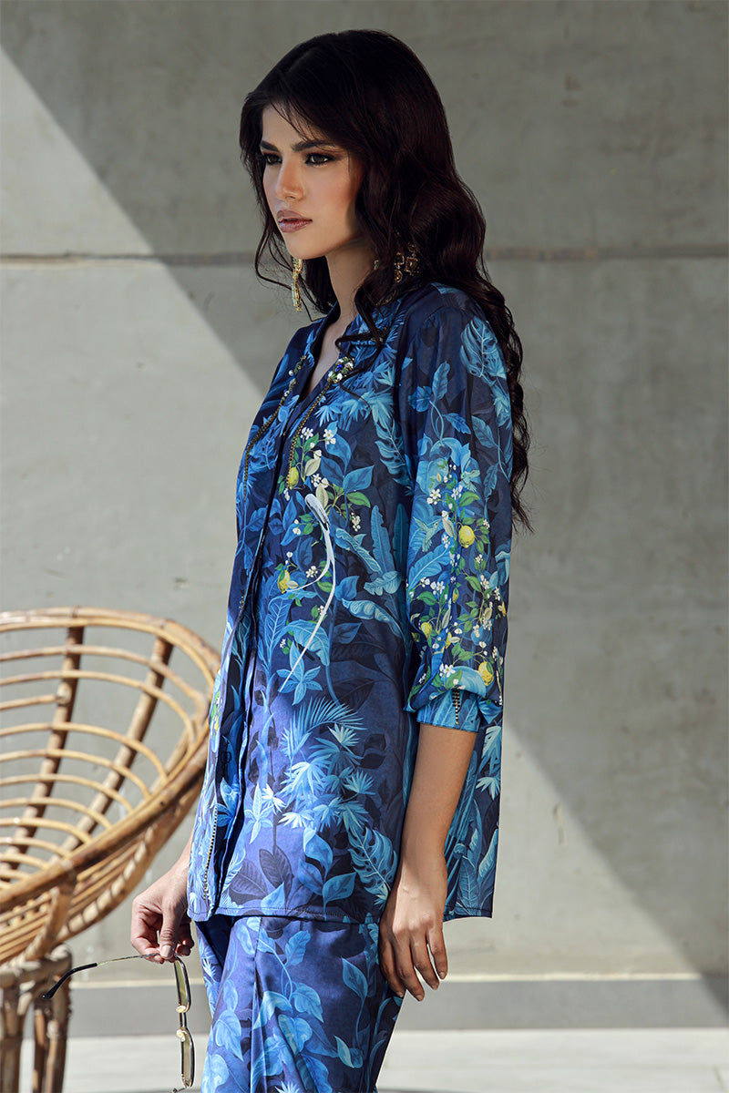 Wardha Saleem | Luxury Pret Fusion Wear | FLORA (2PC) - Official Wardha Saleem stockist in UK - Sakeena London