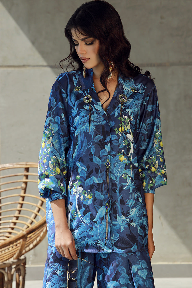 Wardha Saleem | Luxury Pret Fusion Wear | FLORA (2PC) - Official Wardha Saleem stockist in UK - Sakeena London