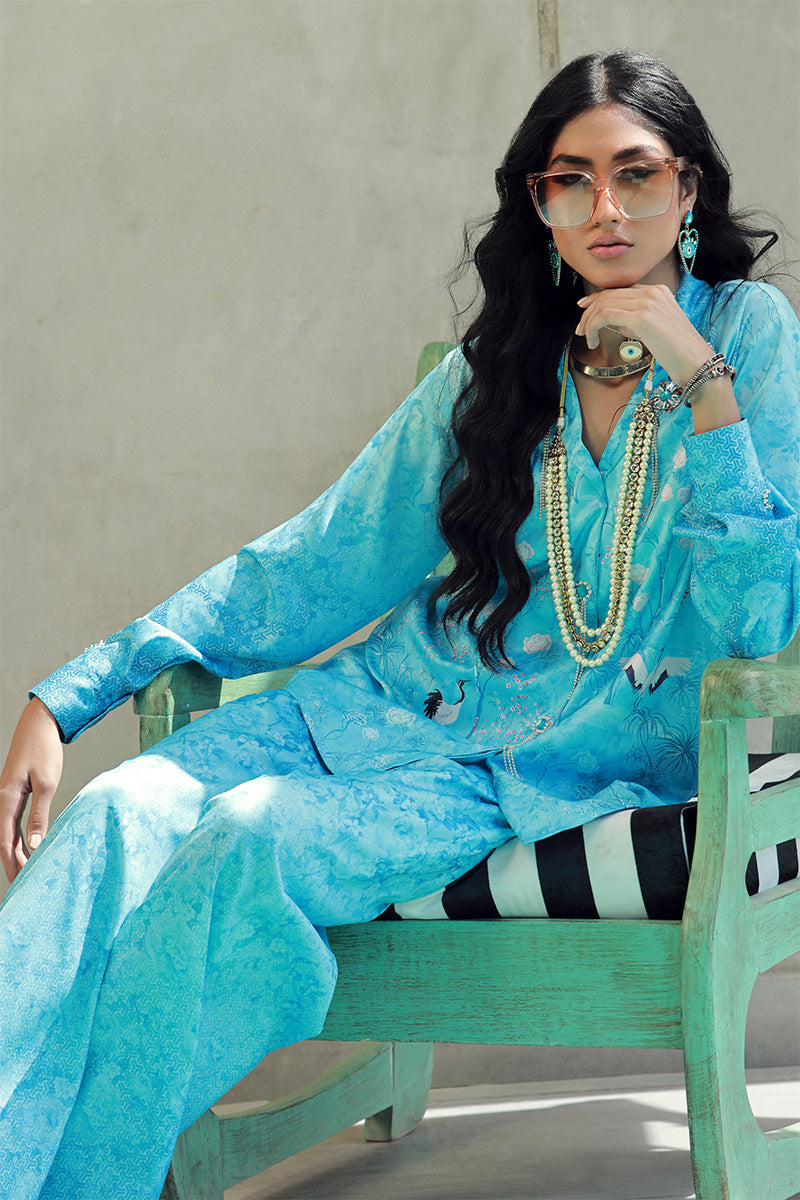 Wardha Saleem | Luxury Pret Fusion Wear | SKYE (2PC) - Official Wardha Saleem stockist in UK - Sakeena London