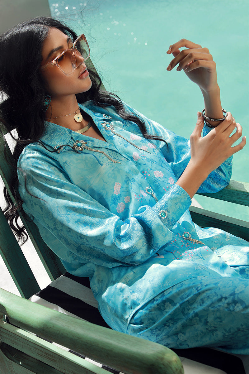 Wardha Saleem | Luxury Pret Fusion Wear | SKYE (2PC) - Official Wardha Saleem stockist in UK - Sakeena London