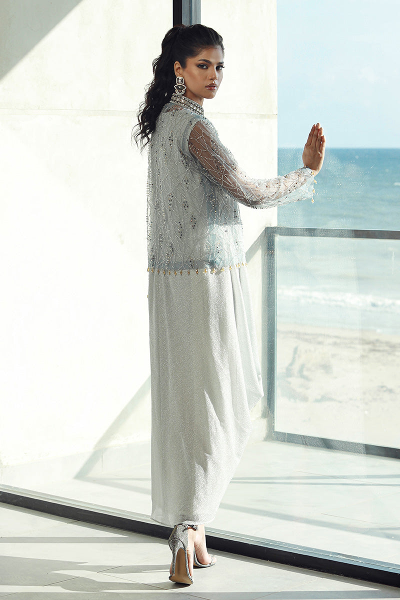 Wardha Saleem | Luxury Pret Fusion Wear | PEARL (2PC) - Official Wardha Saleem stockist in UK - Sakeena London