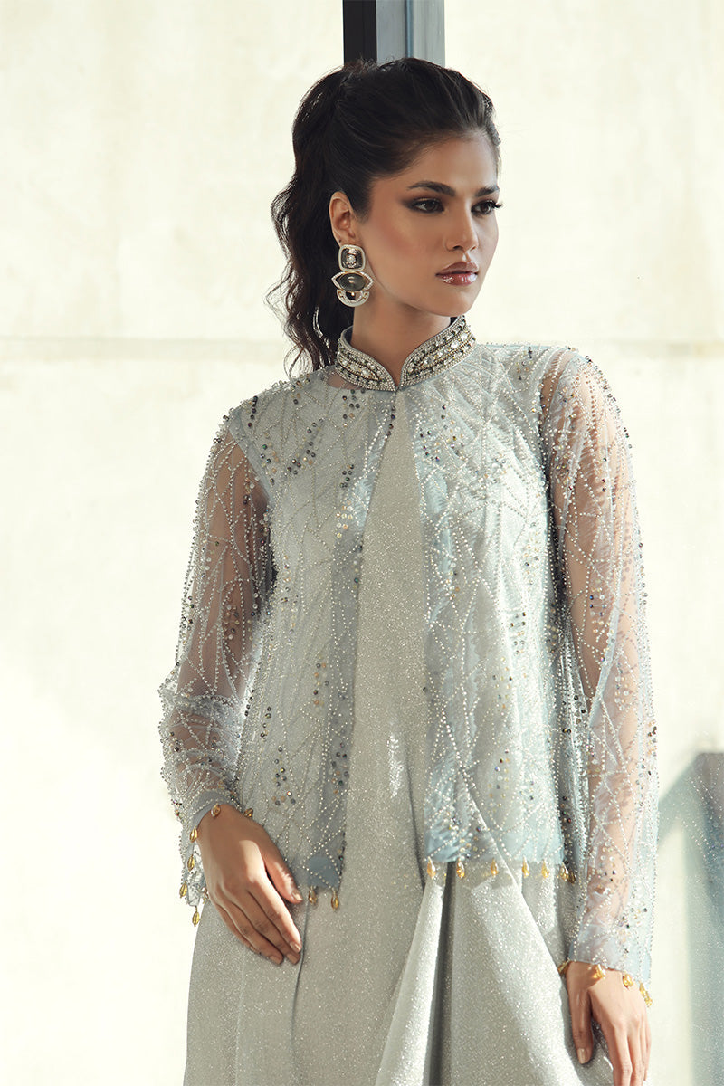 Wardha Saleem | Luxury Pret Fusion Wear | PEARL (2PC) - Official Wardha Saleem stockist in UK - Sakeena London