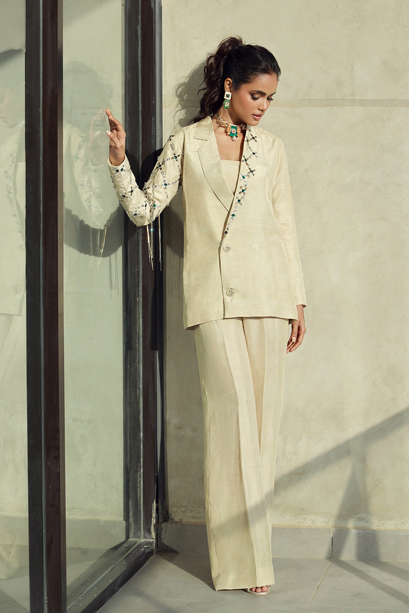 Wardha Saleem | Luxury Pret Fusion Wear | CLARA (2PC) - Official Wardha Saleem stockist in UK - Sakeena London