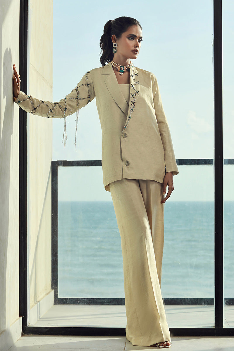 Wardha Saleem | Luxury Pret Fusion Wear | CLARA (2PC) - Official Wardha Saleem stockist in UK - Sakeena London