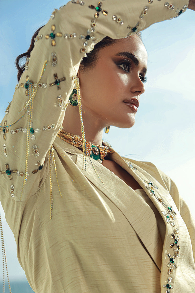 Wardha Saleem | Luxury Pret Fusion Wear | CLARA (2PC) - Official Wardha Saleem stockist in UK - Sakeena London