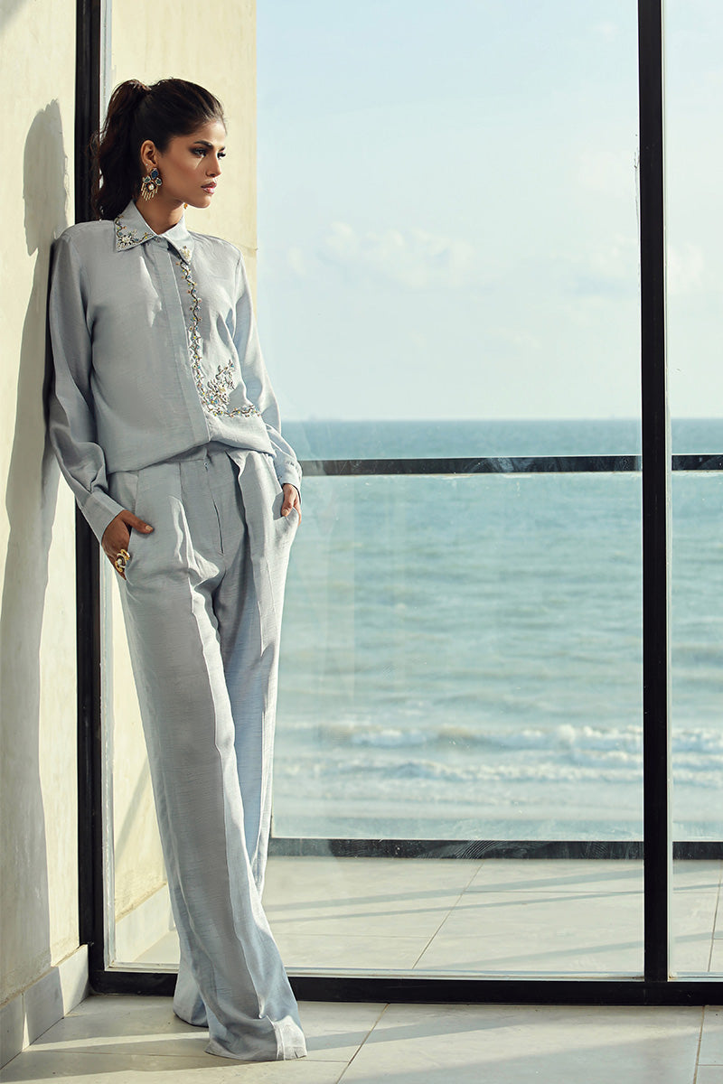 Wardha Saleem | Luxury Pret Fusion Wear | ELLA (2PC) - Official Wardha Saleem stockist in UK - Sakeena London