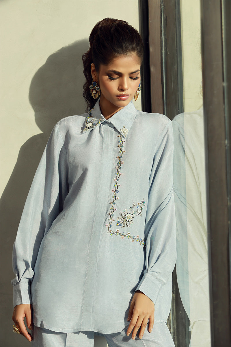 Wardha Saleem | Luxury Pret Fusion Wear | ELLA (2PC) - Official Wardha Saleem stockist in UK - Sakeena London