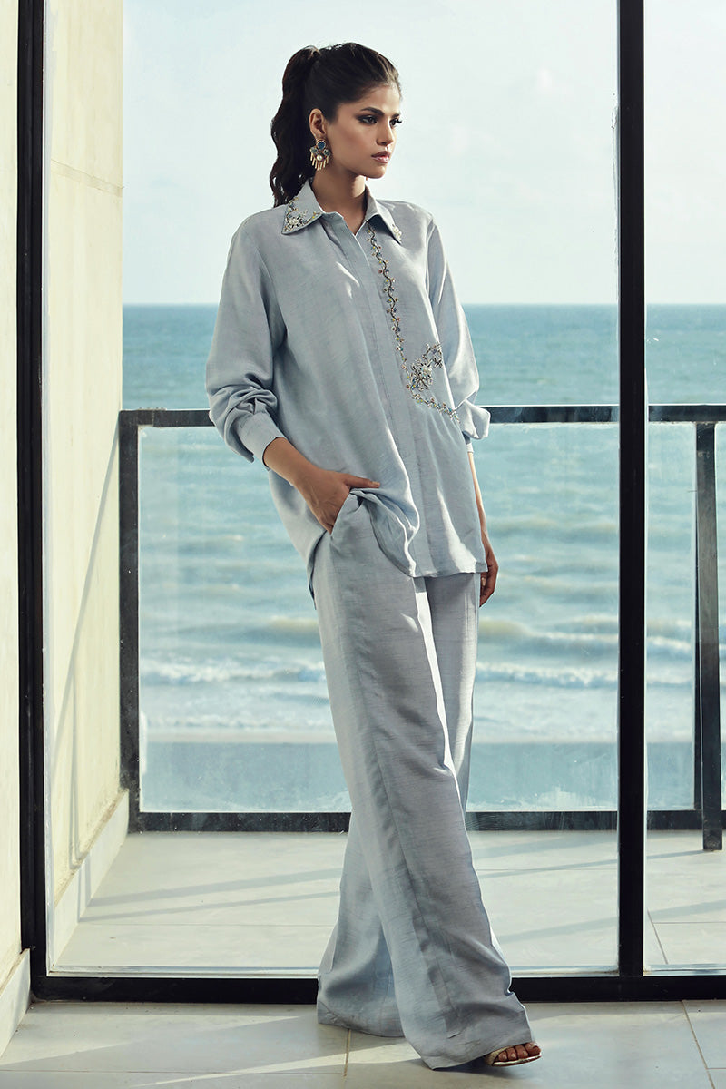 Wardha Saleem | Luxury Pret Fusion Wear | ELLA (2PC) - Official Wardha Saleem stockist in UK - Sakeena London
