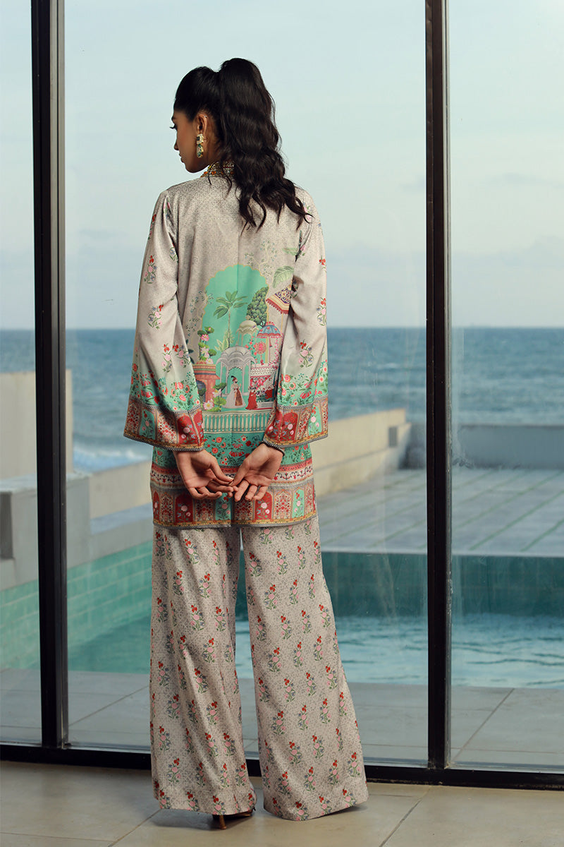 Wardha Saleem | Luxury Pret Fusion Wear | LILA (2PC) - Official Wardha Saleem stockist in UK - Sakeena London