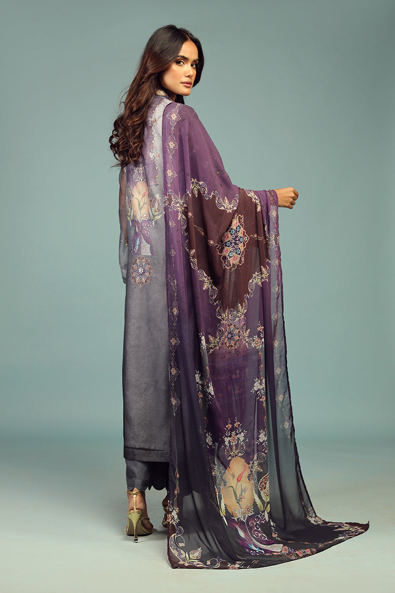 Wardha Saleem | Luxury Pret Traditional Wear | DARVESH SHIRT WITH DUPATTA ( 2 PC) - Official Wardha Saleem stockist in UK - Sakeena London