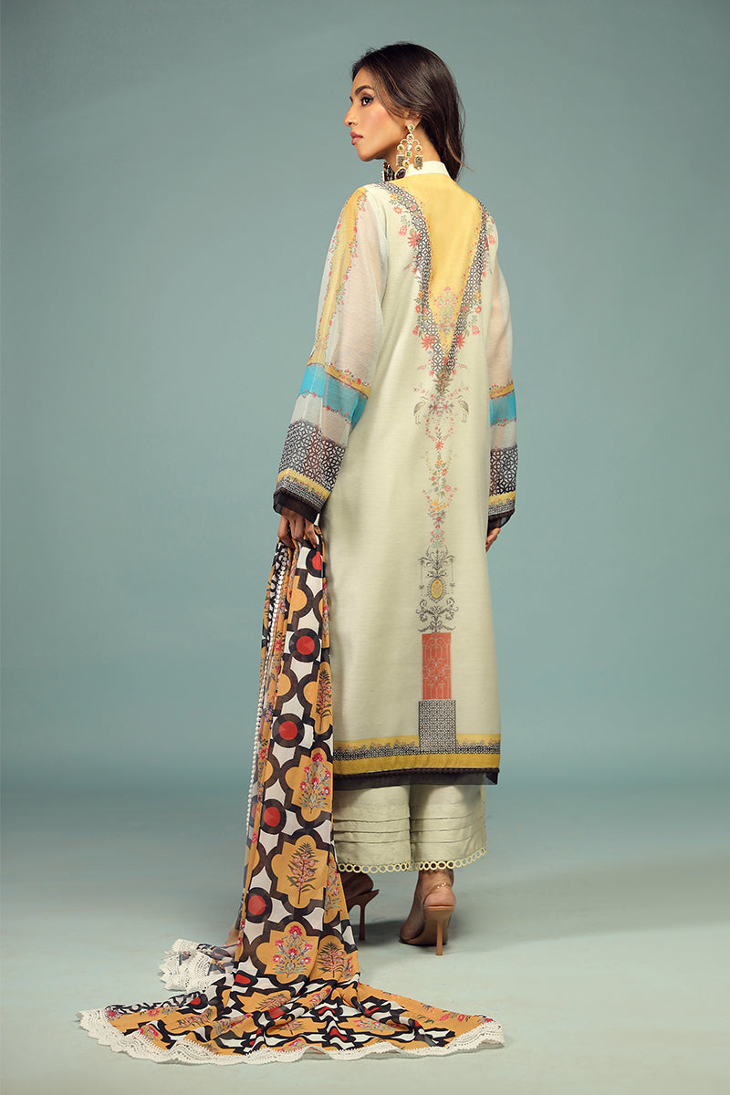 Wardha Saleem | Luxury Pret Traditional Wear | BARAHDARI SHIRT WITH DUPATTA ( 2 PC) - Official Wardha Saleem stockist in UK - Sakeena London