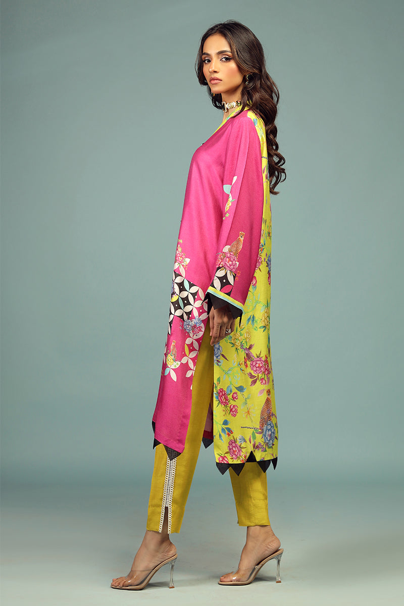 Wardha Saleem | Luxury Pret Traditional Wear | SHIKARGAH SHIRT WITH DUPATTA ( 2 PC) - Official Wardha Saleem stockist in UK - Sakeena London