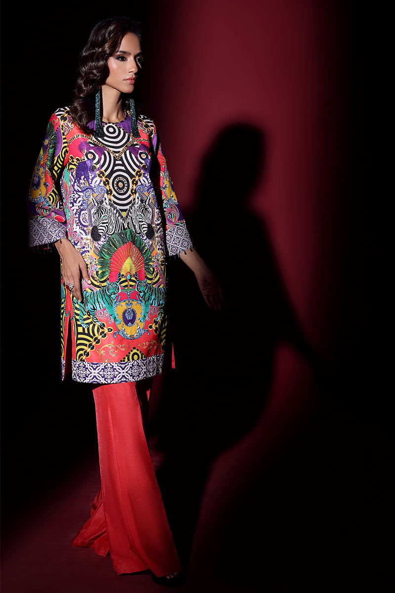 Wardha Saleem | Luxury Pret Fusion Wear | EXOTICA (2PC) - Official Wardha Saleem stockist in UK - Sakeena London