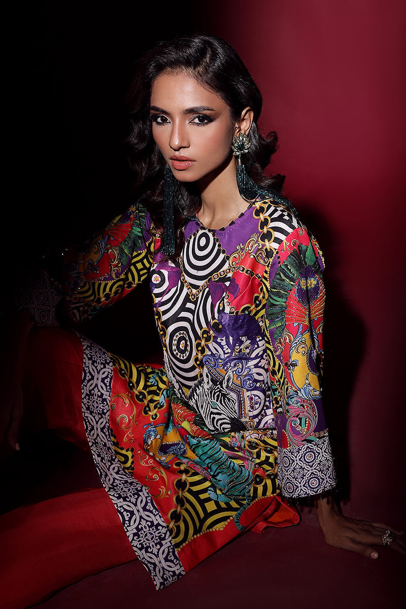 Wardha Saleem | Luxury Pret Fusion Wear | EXOTICA (2PC) - Official Wardha Saleem stockist in UK - Sakeena London